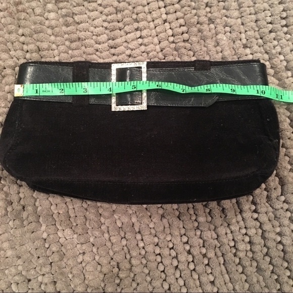 VICTORIA’S SECRET Y2K Black Velvet Clutch - Picture 6 of 6